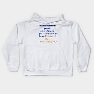 union text Kids Hoodie